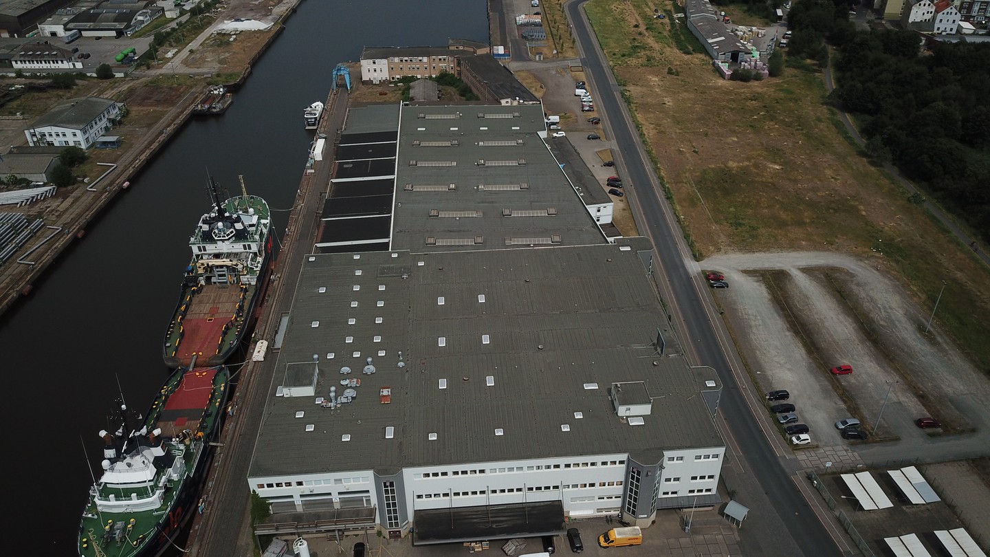 Übernahme des Geländes der Seebeck Neubauwerft gemeinsam mit der Familie Ehlerding